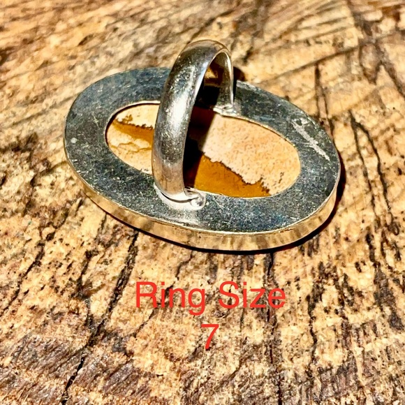 Picture Jasper Ring Size 7 - Picture 4 of 7